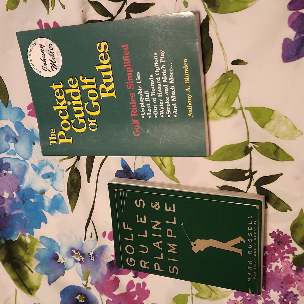 2 New Golf Rule Books